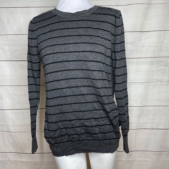 Pixley for Stirch Fix grey striped open back top size small - Picture 1 of 9